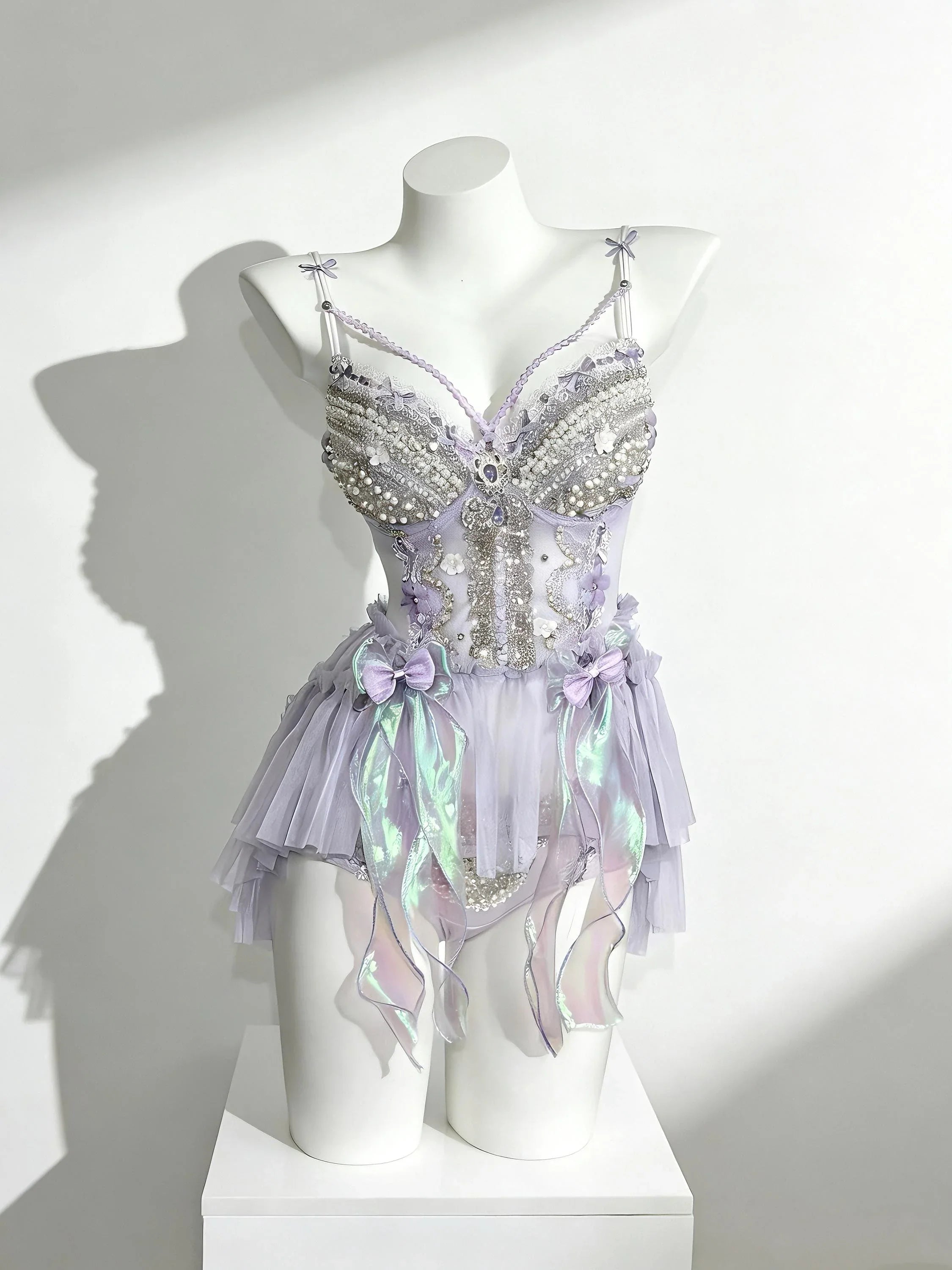 Lavender Fairy Corset Set  Fairycore Festival Outfit | AVRY